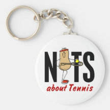 Tennis Nut 2 Keychain