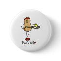 Tennis Nut buttons by stick_figures Tennis Nut buttons