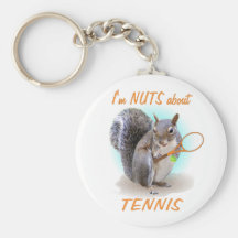 Tennis Nut Keychains