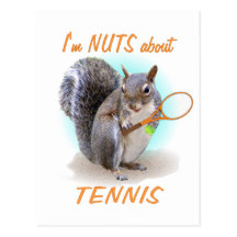 Tennis Nut Postcards