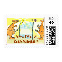 Tennis Pairs or Beach Volleyball postage by tunguska Tennis Pairs or Beach Volleyball postage