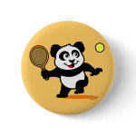 This adorable little panda loves to get out on the court and hits 

some balls. What a cutie! This is a great design for anyone who loves 

to play tennis, watch tennis or just loves cute pandas.
