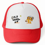 These cuties are having fun playing a game of tennis. How cute is that? Panda and lion are too cute. This is a great design for anyone who loves pandas, lions, tennis and anything cute.