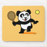 This adorable little panda loves to get out on the court and hits 

some balls. What a cutie! This is a great design for anyone who loves 

to play tennis, watch tennis or just loves cute pandas.