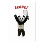 Tennis Panda Score Business Cards