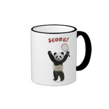 Tennis Panda Score Coffee Mug