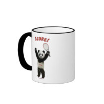 Tennis Panda Score Coffee Mug