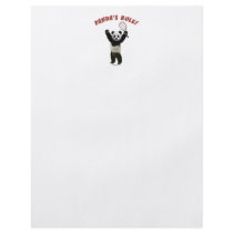 Tennis Panda's Rule Flyers