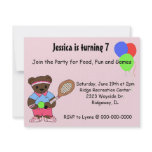 Tennis Party Invitation