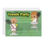 Tennis Party Custom Invitations