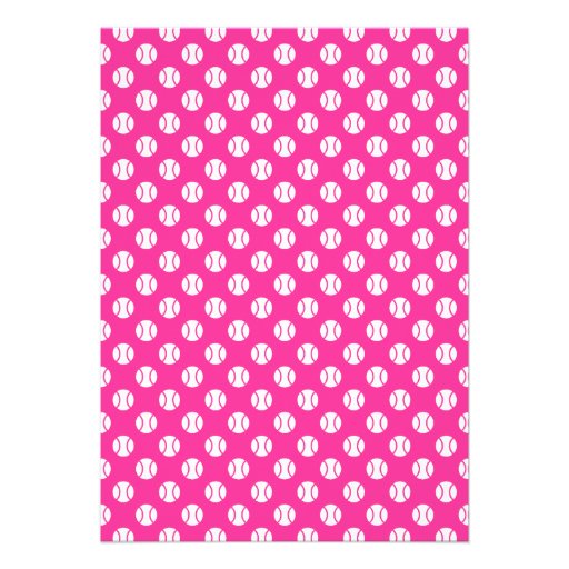 Tennis party invitations for girl's Birthday