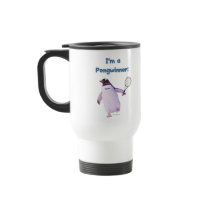 Tennis Penguin Coffee Mug