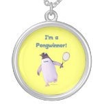 Tennis Penguin Necklace