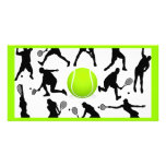 tennis picture card