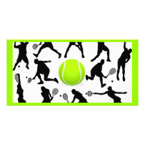 tennis picture card