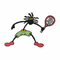 Tennis Player embroidered shirts