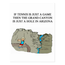 TENNIS player gifts t-shirts Post Cards