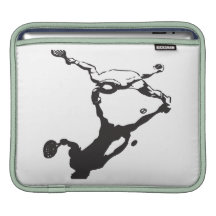 Tennis Player iPad Sleeves