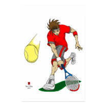 Tennis Player Poster posters by Kevin_F_Wong Tennis Player Poster posters