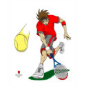 Tennis Player T-Shirt Alter by Kevin_F_Wong Tennis Player T-Shirt Alter