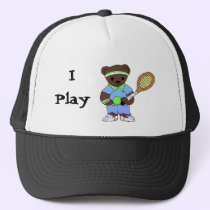 Tennis Player Teddybear hats