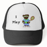 Tennis Player Teddybear Hats