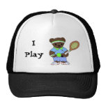 Tennis Player Teddybear Hats