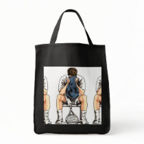 Tennis Player Theme Design Tote Bag