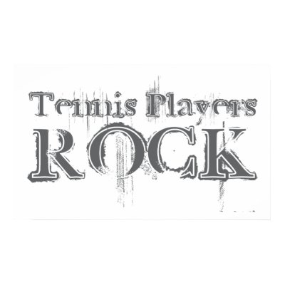 Tennis Players Rock Posters by busybrain