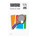 Tennis Postage Stamp