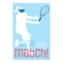 Tennis Poster - Game Set Match! posters
