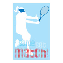 Tennis Poster - Game Set Match! posters by tennislife Tennis Poster - Game Set Match! posters