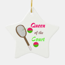 Tennis - Queen of the Court Ornament