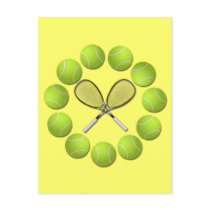 TENNIS RACQUET AND BALLS postcards by dgpaulart TENNIS RACQUET AND BALLS postcards