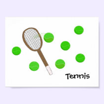 Tennis Racquet and Tennis Balls posters
