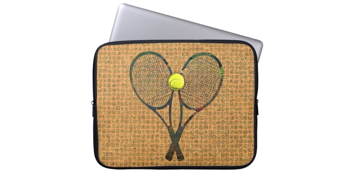 TENNIS RACQUETS & BALL Laptop Sleeve Zazzle