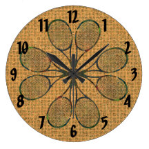 TENNIS RACQUETS Clock