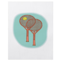 Tennis Racquets Personalized Flyer