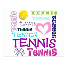 Tennis Repeating Post Cards