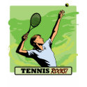 Tennis Rocks! t-shirts by j2morrow Tennis Rocks! t-shirts