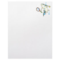 Tennis Shark Custom Letterhead