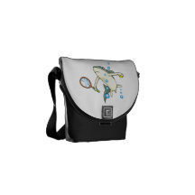 Tennis Shark.png Courier Bag