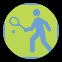 tennis sport stickers