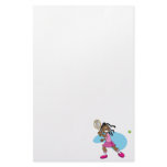 Tennis Star Customized Stationery