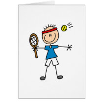 Tennis Stick Figure Card by stick_figures Tennis Stick Figure Card