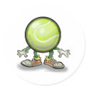 Tennis stickers by FunGraphix Tennis stickers