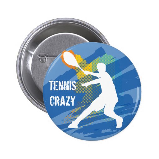 Tennis Tennis Tennis Tennis Tennis Pinback Buttons