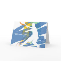 Tennis Thank You Card with nice design