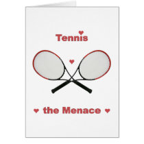 Tennis the Menace Hearts Card