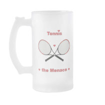 Tennis the Menace Hearts Mugs